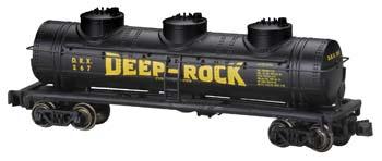 Bachmann Silver Series(R) 40 3-Dome Tank Car Deep Rock - N-Scale