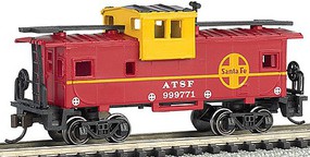 Bachmann 36' Wide-Vision Caboose Santa Fe #999771 N Scale Model Train Freight Car #70754