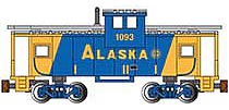 Bachmann 36 Wide Vision Caboose Alaska RR #1093 N Scale Model Train Freight Car #70769