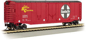 50' Plug Door Boxcar - Ready to Run - Santa Fe N Scale Model Train Freight Car #71052