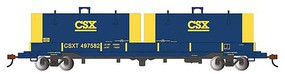 Bachmann 55' Steel Coil Car CSX #497582 HO Scale Model Train Freight Car #71402