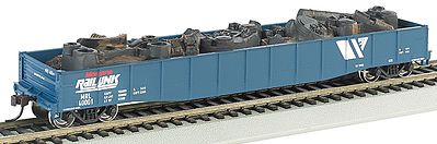 Bachmann 50.6 Gondola w/Scrap Load MRL #40013 HO Scale Model Train Freight Car #71905