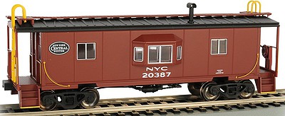 Bachmann Bay Window Caboose with Roof Walk New York Central HO Scale Model Train Freight Car #73201