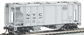 Bachmann PS-2 2-Bay Covered Hopper NYC HO Scale Model Train Freight Car #73504