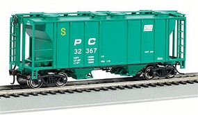 Bachmann PS-2 2-Bay Covered Hopper Penn Central HO Scale Model Train Freight Car #73505