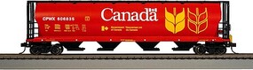 Bachmann 4-bay Cylindrical Hopper Canada Grain with FRED