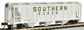 Bachmann PS-2 3-Bay Covered Hopper Southern Railway N Scale Model Train Freight Car #73851