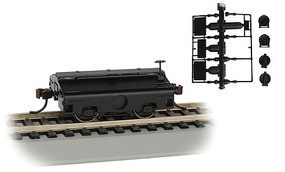 Bachmann Test Weight Car black HO Scale Model Train Freight Car #74405