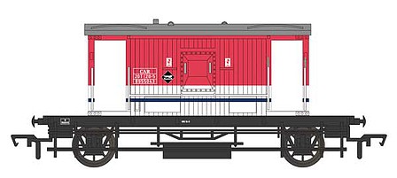 Bachmann Track Cleaner Brake Van London Transport #B9550423 HO Scale Model Train Freight Car #74903