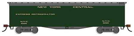Bachmann 50 Express Reefer New York Central #6090 HO Scale Model Train Freight Car #75702