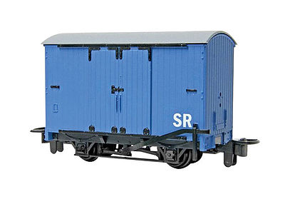 Bachmann Thomas & Friends Narrow Gauge Box Van Blue Model Train Freight Car #77202