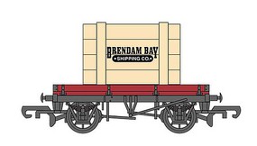 Bachmann HO Thomas &amp; Friends Plank Wagon w/Brendam Bay Shipping Co. Crate