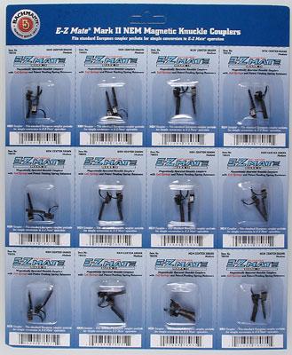 Bachmann 78029 HO EZ E-z Mate II Under Shank Short Magnetic Knuckle Couplers 1pr for sale online 
