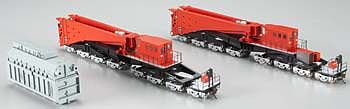 Bachmann Spectrum 380-Ton Schnabel Caar Red/Black HO Scale Model Train Freight Car #80503
