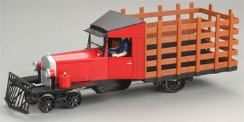Bachmann Rail Truck - Standard DC - Spectrum(R) Painted, Unlettered (Red, black) - G-Scale