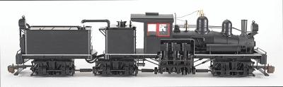 Bachmann 3-Truck Shay w/DCC Painted, Unlettered G Scale Model Train Steam Locomotive #82498