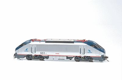 Bachmann Bombardier HHP-8 DCC Amtrak Acela Scheme #651 HO Scale Model Train Electric Locomotive #83012