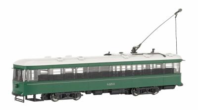 Bachmann Peter Witt Streetcar DCC Brooklyn & Queens Transit HO Scale Model Hand Car and Trolley #84603