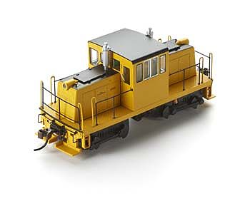Bachmann Spectrum GE 45 Ton Unlettered Black/Yellow HO Scale Model Train Diesel Locomotive #85207