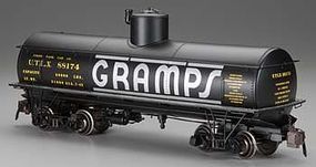 Bachmann Spectrum(R) 1-20.3 Scale Frameless Tank Car Ready to Run Gramps #88169 G Scale #88493 Bachmann Spectrum(R) 1-20.3 Scale Frameless Tank Car Ready to Run Gramps #88169 G Scale #88493