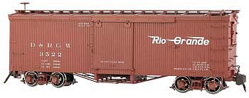 Bachmann Double-Sheathed Wood Boxcar Denver & Rio Grande G Scale Model Train Freight Car #88696