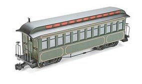 Bachmann Jackson Sharp Coach Painted/Unlettered Olive G Scale Model Train Passenger Car #89399