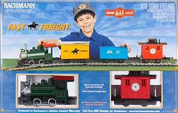 Bachmann Lil Big Haulers Fast Freight Set G Scale Model Train Set #90196