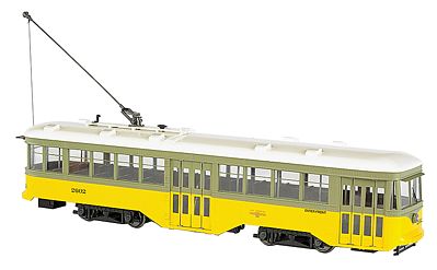 Bachmann Peter Witt Streetcar with DCC G Scale Trolley and Hand Car #91702