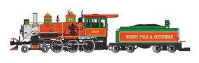 Bachmann 4-6-0 Christmas North Pole & Southern DCC Ready G Scale Model Train Steam Locomotive #91805