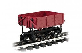 Bachmann Ore Car w/Metal Wheels Wood Side-Dump (Brown) G Scale Model Train Freight Car #92502