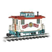 Bachmann Bobber Caboose #4 w/Metal Wheels G Scale Model Train Freight Car #92717 Bachmann Bobber Caboose #4 w/Metal Wheels G Scale Model Train Freight Car #92717