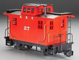 Bachmann 4-Wheel Wood Bobber Caboose East Broad Top G Scale Model Train Freight Car #93130