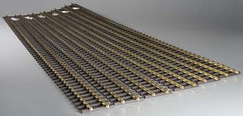 Bachmann 5' Straight (6) -- G Scale Brass Model Train Track -- #94660