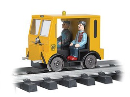 Bachmann Speeder Standard DC w/Strobe & Headlight Pennsylvania Railroad (MOW yellow, black) G-Scale Bachmann Speeder Standard DC w/Strobe & Headlight Pennsylvania Railroad (MOW yellow, black) G-Scale