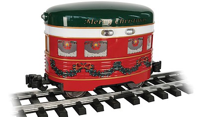 Bachmann Eggliner - Standard DC Christmas (red, green, white) - G-Scale