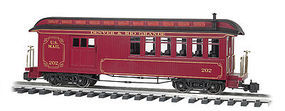 Bachmann Jackson Sharp w/Metal Wheels Combine D&RG G Scale Model Train Passenger Car #97106