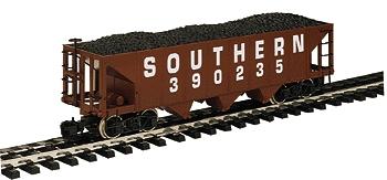 Bachmann 3-Bay Hopper - Southern Railway G Scale Model Train Freight Car #98204