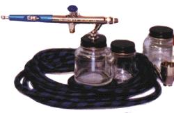 Badger 155 Anthem w/All Purpose Nozzle/Needle Siphon Bottom Feed Airbrush and Airbrush Set #1551