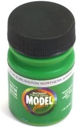 Badger Modelflex Railroad Color Burlington Northern Green 1oz Model Airbrush Acrylic Paint #1626