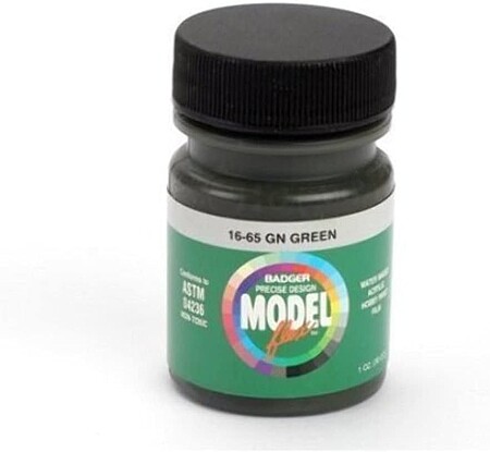 Badger Modelflex Railroad Color Great Northern Green 1oz Model Airbrush Acrylic Paint #1665