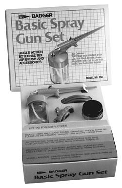 Badger Basic Spray Gun Set Airbrush and Airbrush Set #250-1