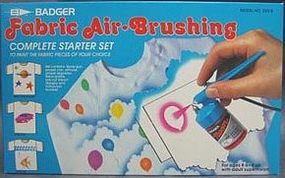 Basic Spray Gun Craft Set w/Neon Fabric Paints (D) Airbrush and Airbrush Set #2505