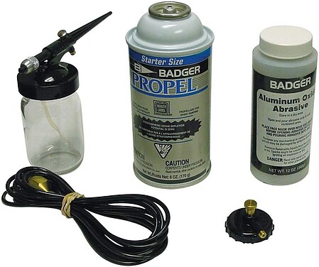 Badger Mini Sandblaster Abrasive Sprayer Set Airbrush and Airbrush Set #260-3