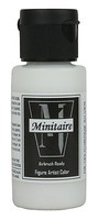 Badger Minitaire Chrome Silver 1oz Hobby and Model Acrylic Airbrush Paint #d6163