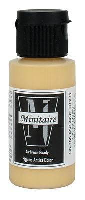 Badger Minitaire Antique Gold 1oz Hobby and Model Acrylic Airbrush Paint #d6166