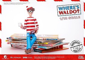 Banda-Figures Where's Wally? ''Walley'' (Deluxe Ver.) Plastic Model Celebrity Figure 1/12 Scale #47950