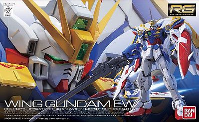 Bandai RG XXXG-01W Wing Gundam EW Snap Together Plastic Model Figure 1/144 Scale #0203222