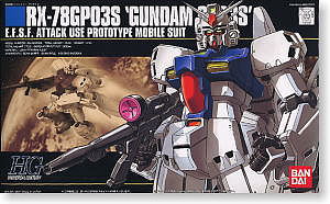 Bandai HG Gundam - RX-78GP03S Gundam GP03S Snap Together Plastic Model Figure Kit 1/144 #107016