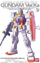 Bandai MG Gundam - RX-78-2 Gundam (Ver.Ka) Snap Together Plastic Model Figure Kit 1/100 #114215