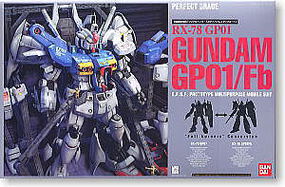 Bandai Gundam GP01/Fb PG Snap Together Plastic Model Figure #116409 Bandai Gundam GP01/Fb PG Snap Together Plastic Model Figure #116409